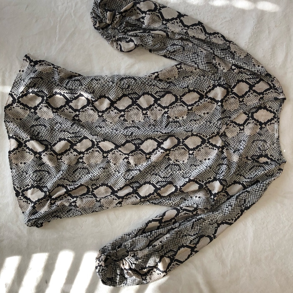 Snake Print Boutique Dress